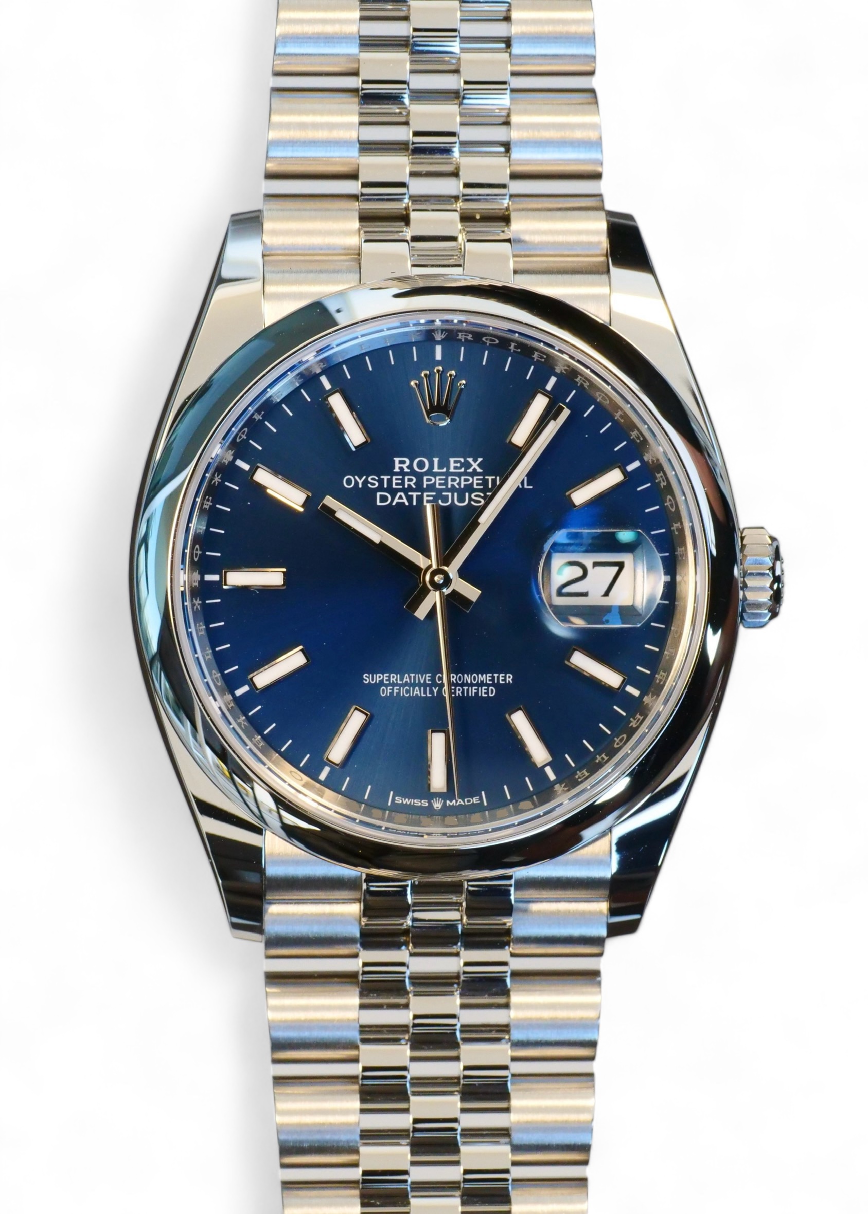 Datejust 36 blue jubilee hotsell
