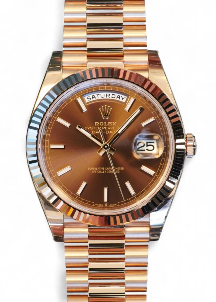 ROLEX DAY-DATE 40 18CT EVEROSE GOLD