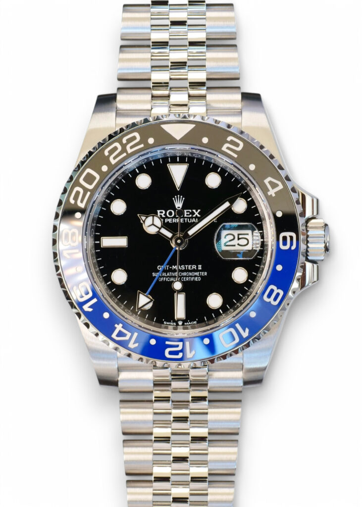Rolex GMT-Master II Batgirl jubilee new and unworn Box set