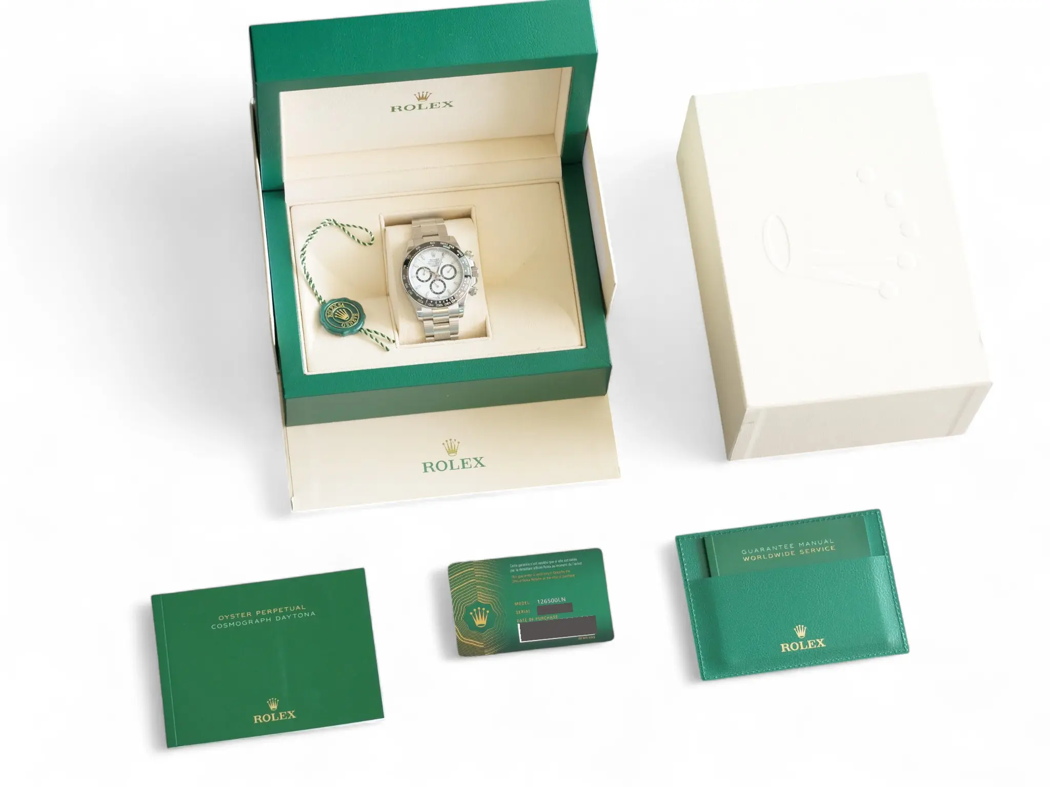 Rolex Datrona 126500LN Panda Dial Brand New 2025 full set with box and papers for sale at Calibre24 Luxury Watches Perth Australia