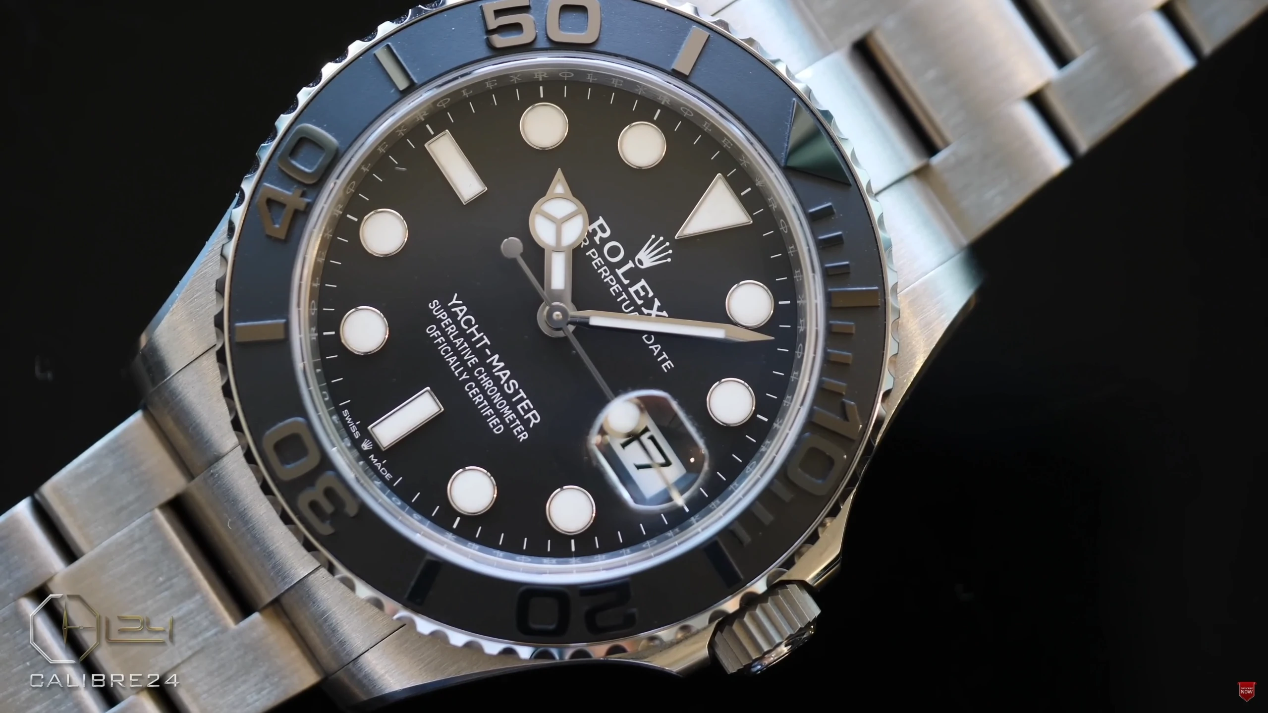 Rolex Yacht-Master 42 Titanium view from the top
