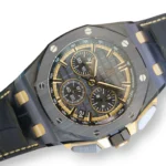 Audemars Piguet Royal Oak Offshore Chrono Black gold Dial Mint & Like New Condition full set with box and papers for sale at Calibre24 Luxury Watches Perth Australia