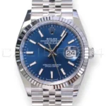 Rolex Datejust 36 Bright Blue Dial Rolex Datejust 36 Blue Dial 126234 Jubilee Bracelet Fluted BEzel Brand New 2026 full set with box and papers available at Calibre24 Luxury Watches Perth Australia