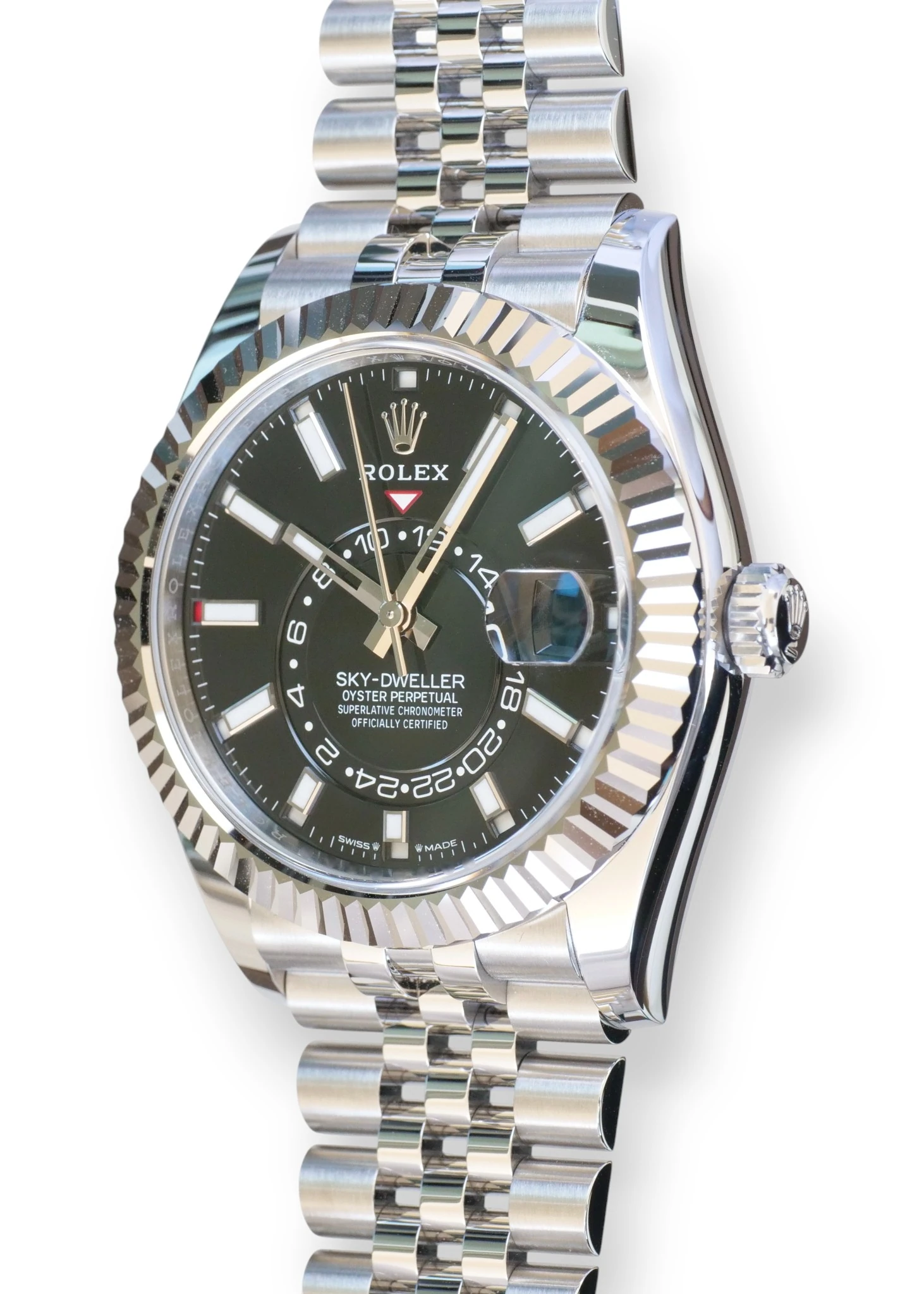 Rolex Sky-dweller Black Dial, Jubilee bracelet model 336934