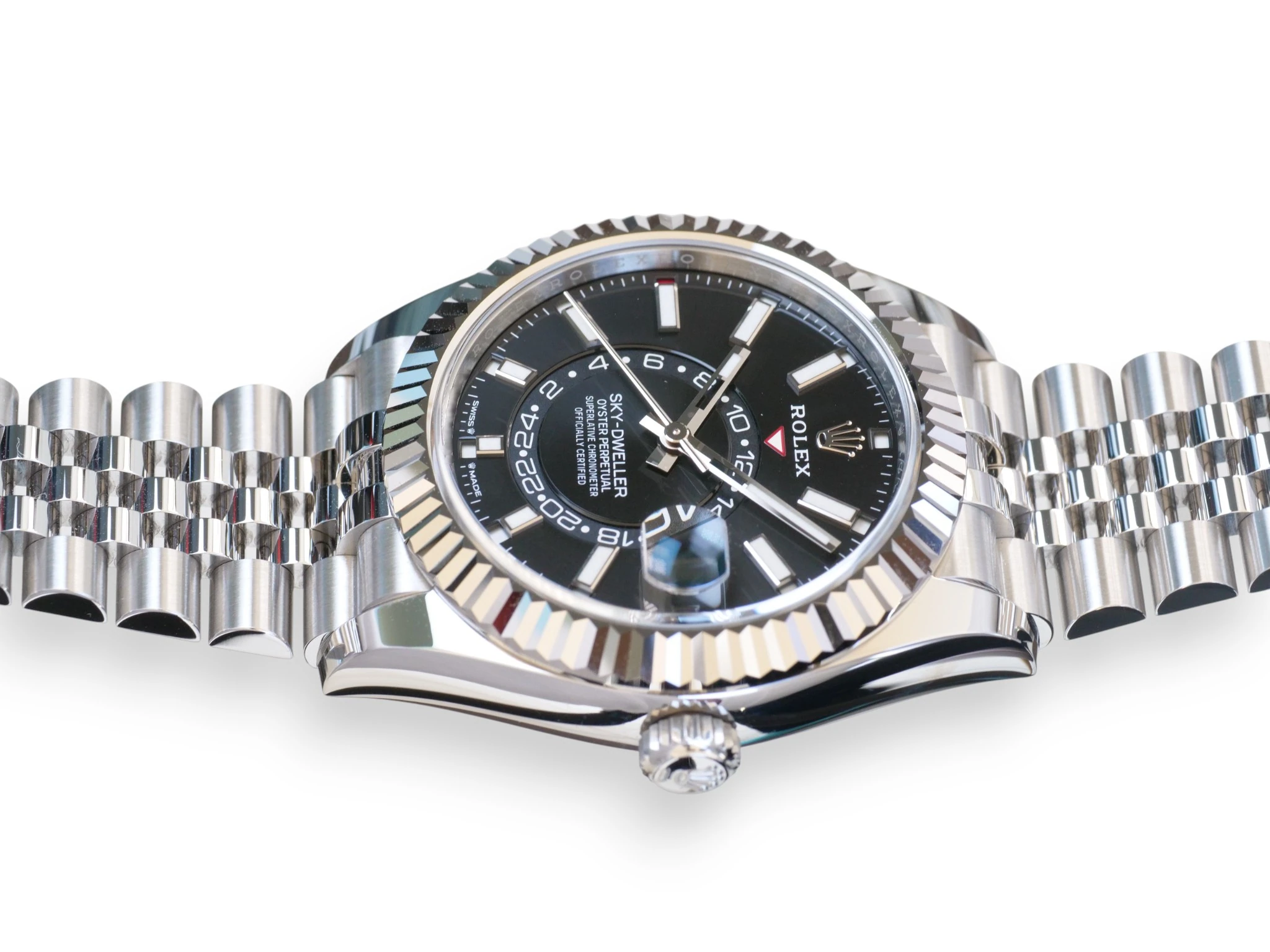Rolex Sky-dweller Black Dial, Jubilee bracelet model 336934