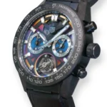Tag Heuer Carrera Chronograph Rainbow Tourbillon. Model CAR5A8AF.FC6415_ mint full set calibre24 for sale