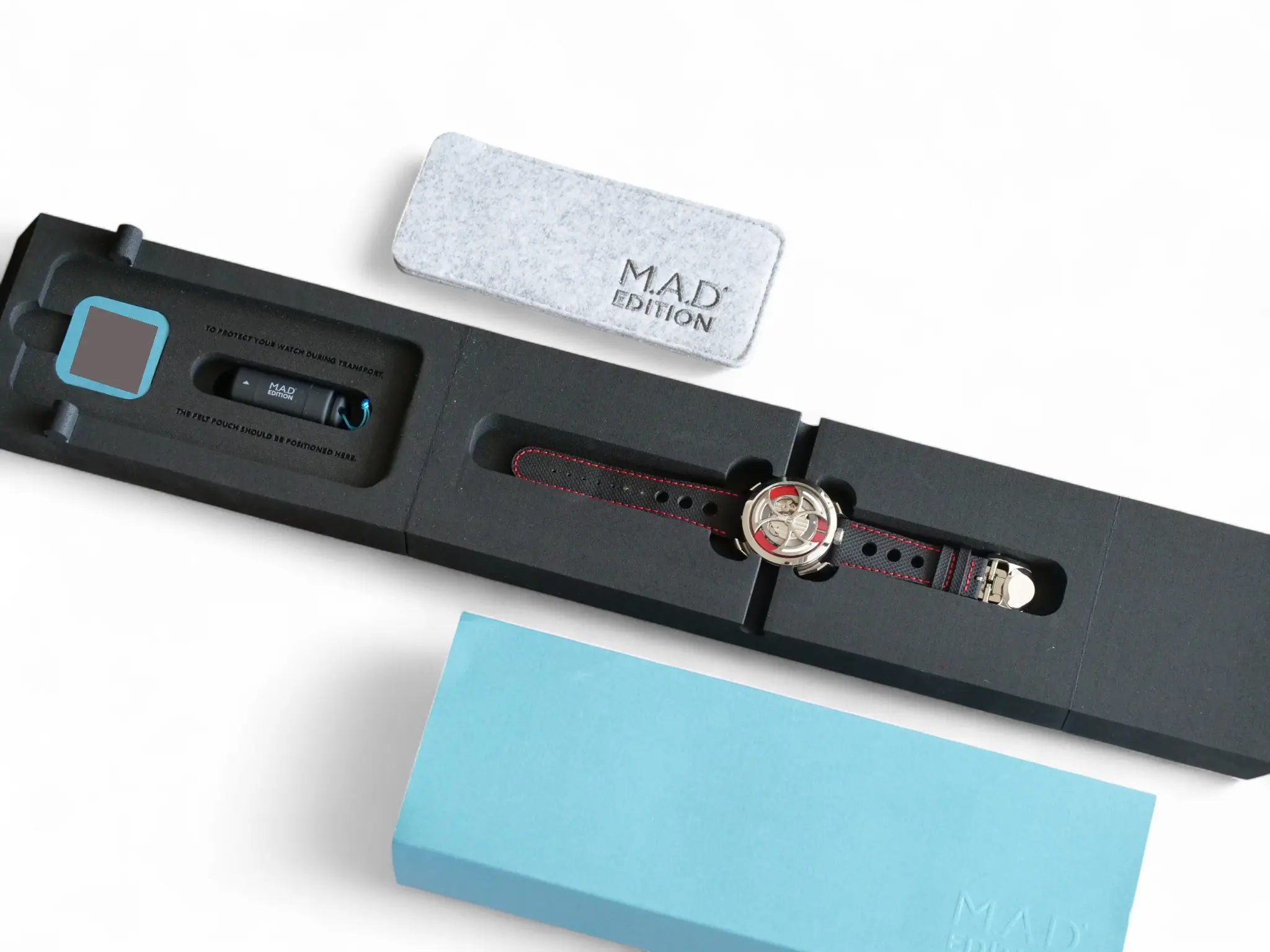 MB&F M.A.D editions MAD1 red full set 2023 for sale at Calibre24 Luxury Watches Perth Australia 1 14