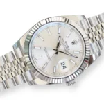 Rolex DateJust 41 SIlver Dial Fluted Bezel Jubilee Bracelet 126334 full set 2025 for sale at Calibre24 Luxury Watches Perth Australia