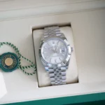 Rolex DateJust 41 Silver Dial Jubilee Bracelet New Watch full set 2025 for sale at Calibre24 Luxury Watches Perth Australia