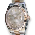 Rolex DateJust 41 SunDust Dial Diamond set Mint Condition full set 2021 for sale at Calibre24 Luxury Watches Perth Australia