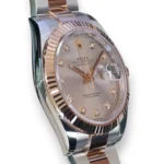 Rolex DateJust 41 SunDust Dial Diamond set Mint Condition full set 2021 for sale at Calibre24 Luxury Watches Perth Australia