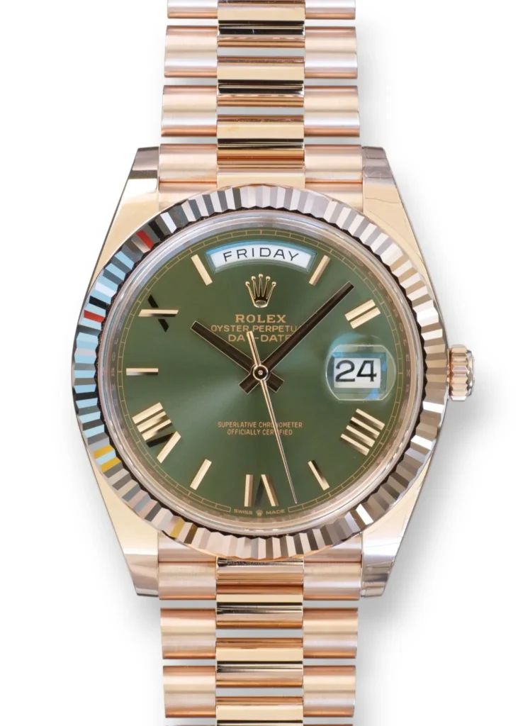 ROLEX DAY-DATE 40 EVEROSE GOLD