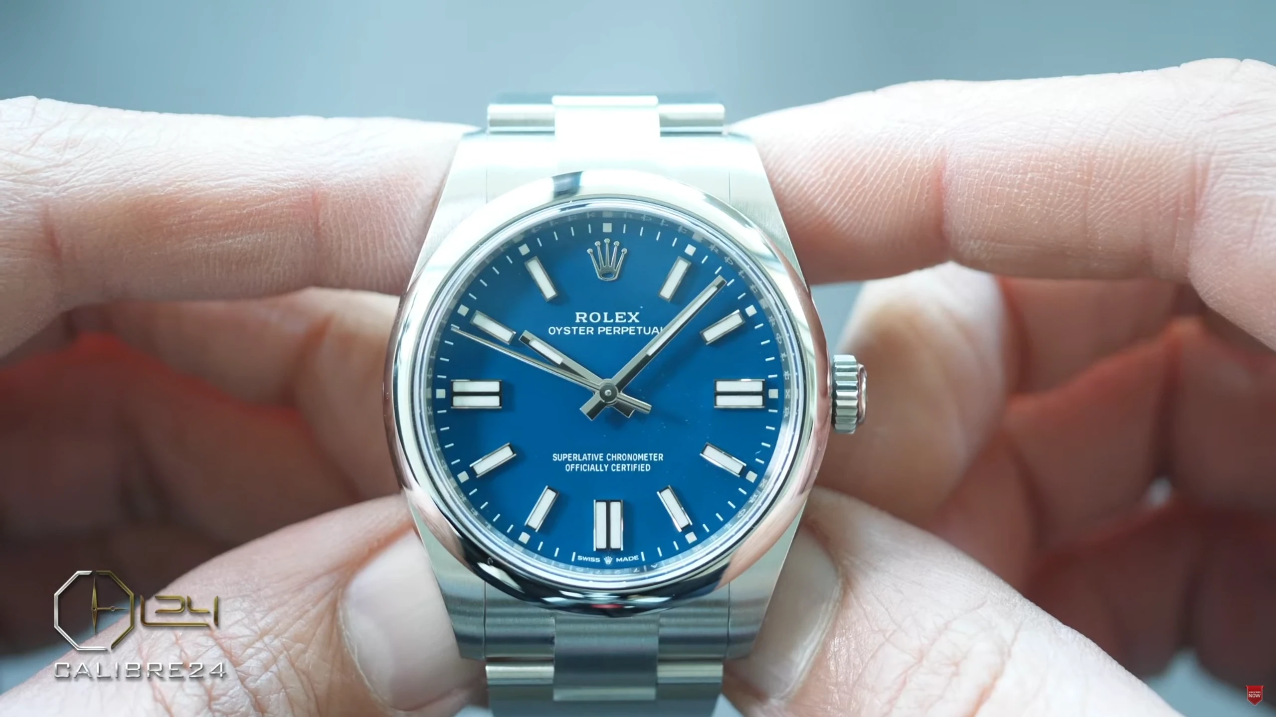 Rolex Oyster Perpetual 41 Med Blue 134300 review by Calibre24 Luxury Watches Perth Australia9