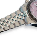 Tudor Black Bay Chrono Pink Dial Full Box set with papers at calibre24