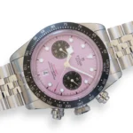 Tudor Black Bay Chrono Pink Dial Full Box set with papers at calibre24