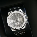 Audemars Piguet Royal Oak Chronograph 26715ST Mint Like New Condition 2024 full set with box and papers for sale at Calibre24 Luxury Watches Perth Australia