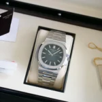 Patek Philippe Nautilus 5711 Blue Dial full set with box and papers for sale at Calibre24 Luxury Watches Perth Australia