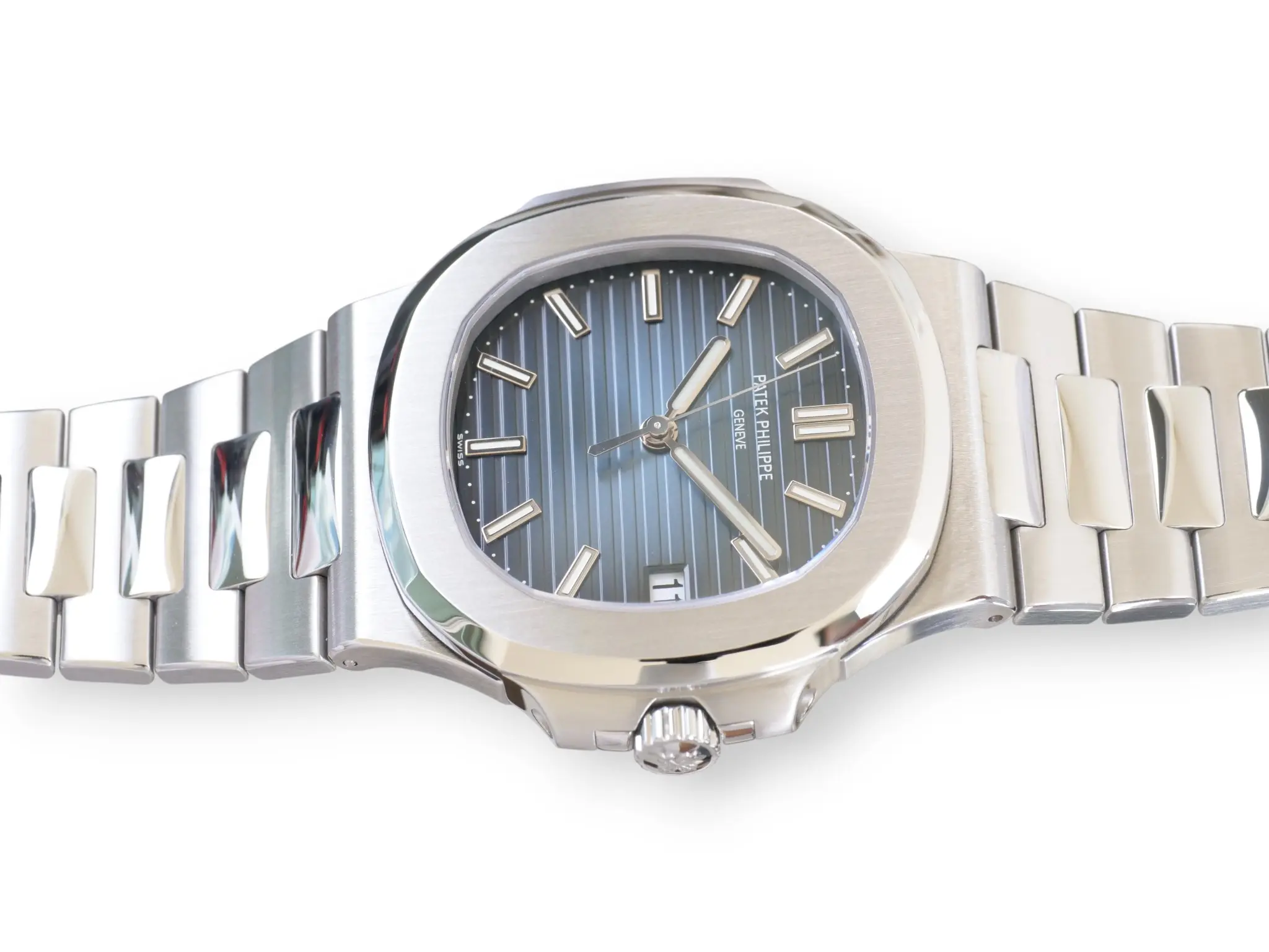 Patek Philippe Nautilus 5711 Blue Dial full set with box and papers for sale at Calibre24 Luxury Watches Perth Australia
