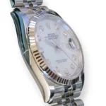 Rolex Datejust 36 Mother Of Pearl Diamond Dial 126234 2025 Brand New Condition full set with box and papers for sale at Calibre24 Luxury Watches Perth Australia