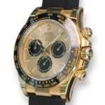 Rolex Daytona Pikachu 126518LN Yellow Golld Oyster Flex 2024 Mint Condition full set with box and papers for sale at Calibre24 Luxury Watches Perth Australia 01