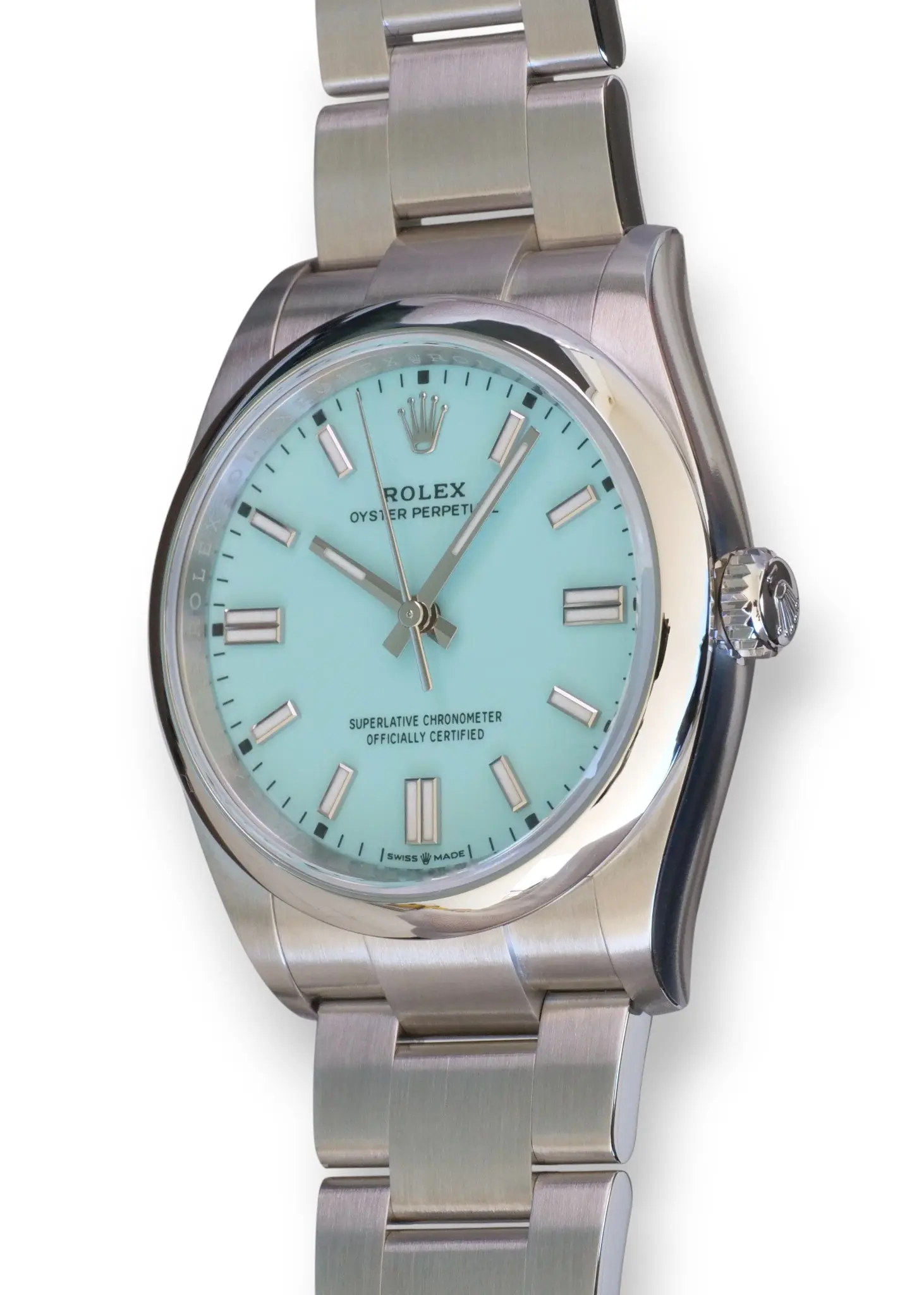 Rolex Oyster Perpetual 36 Tiffany blue Dial
