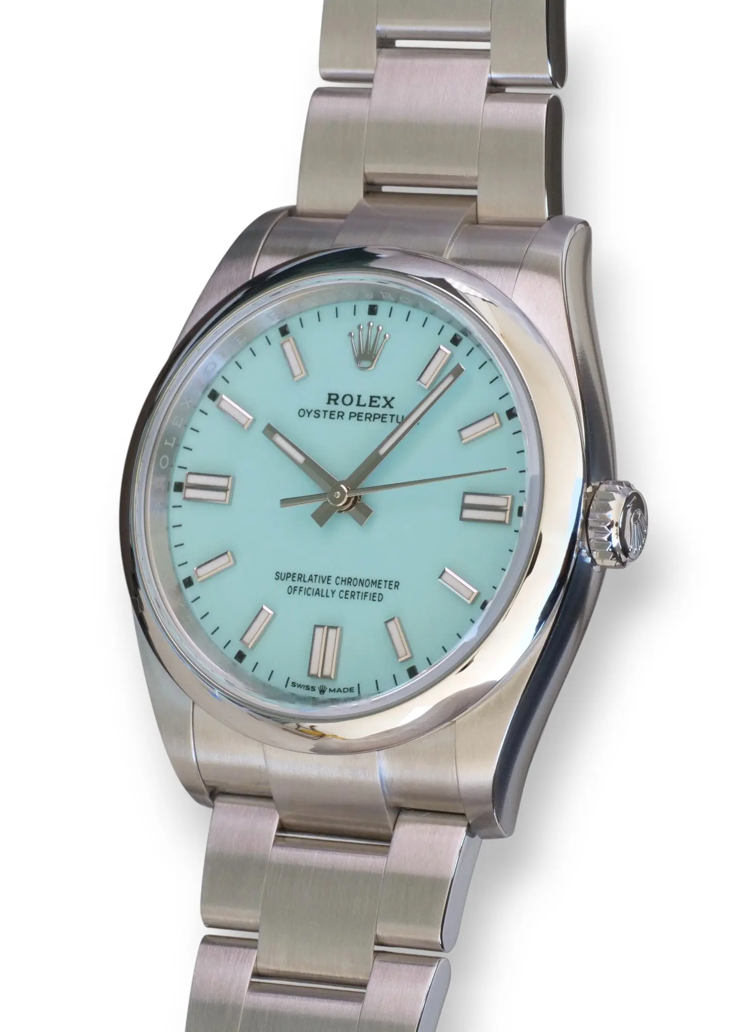 Rolex Oyster Perpetual 36 Tiffany blue Dial