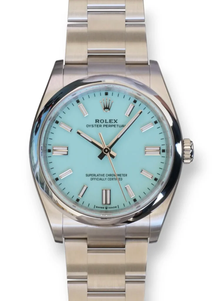 Rolex Oyster Perpetual 36 Tiffany blue Dial