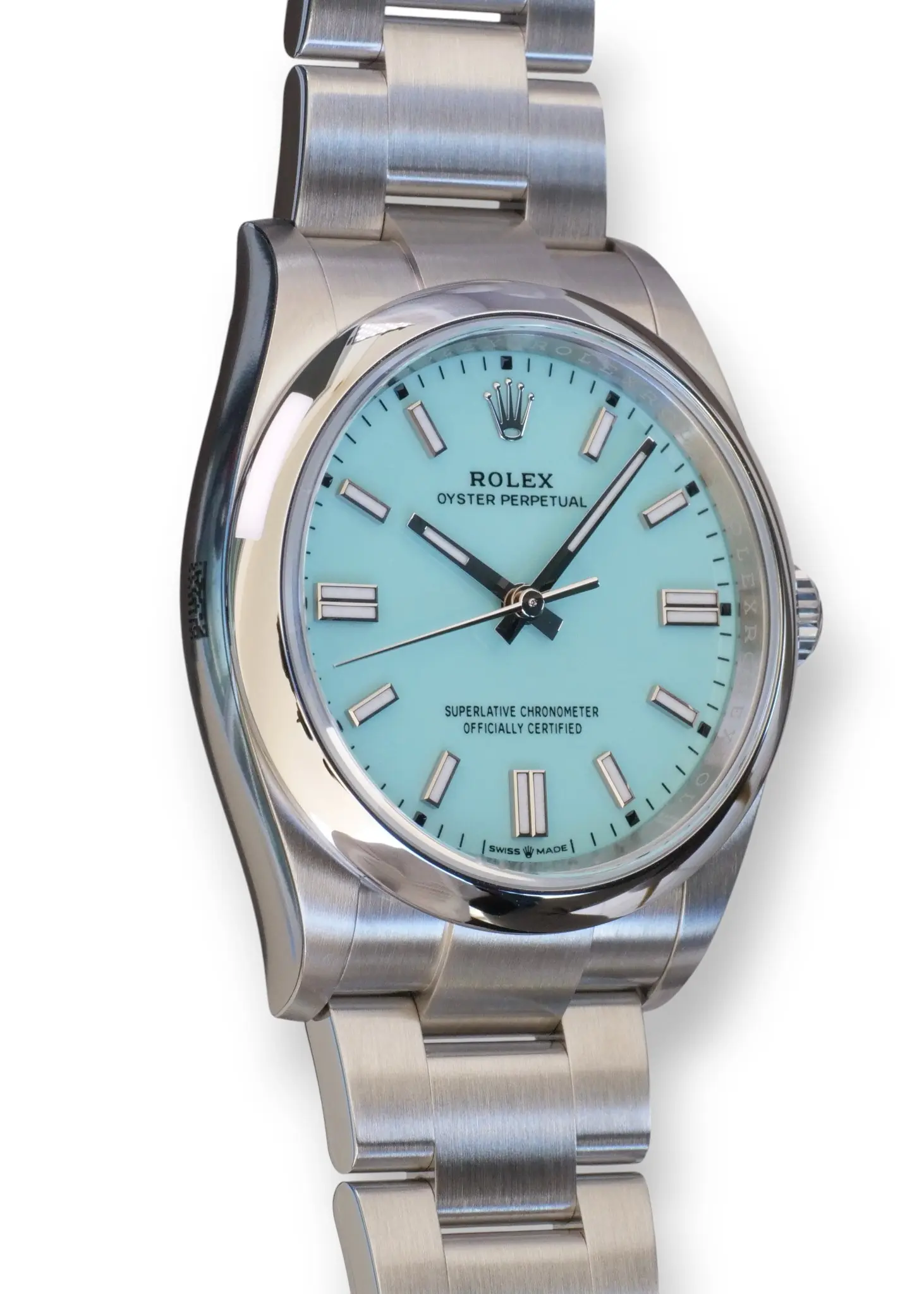 Rolex Oyster Perpetual 36 Tiffany blue Dial