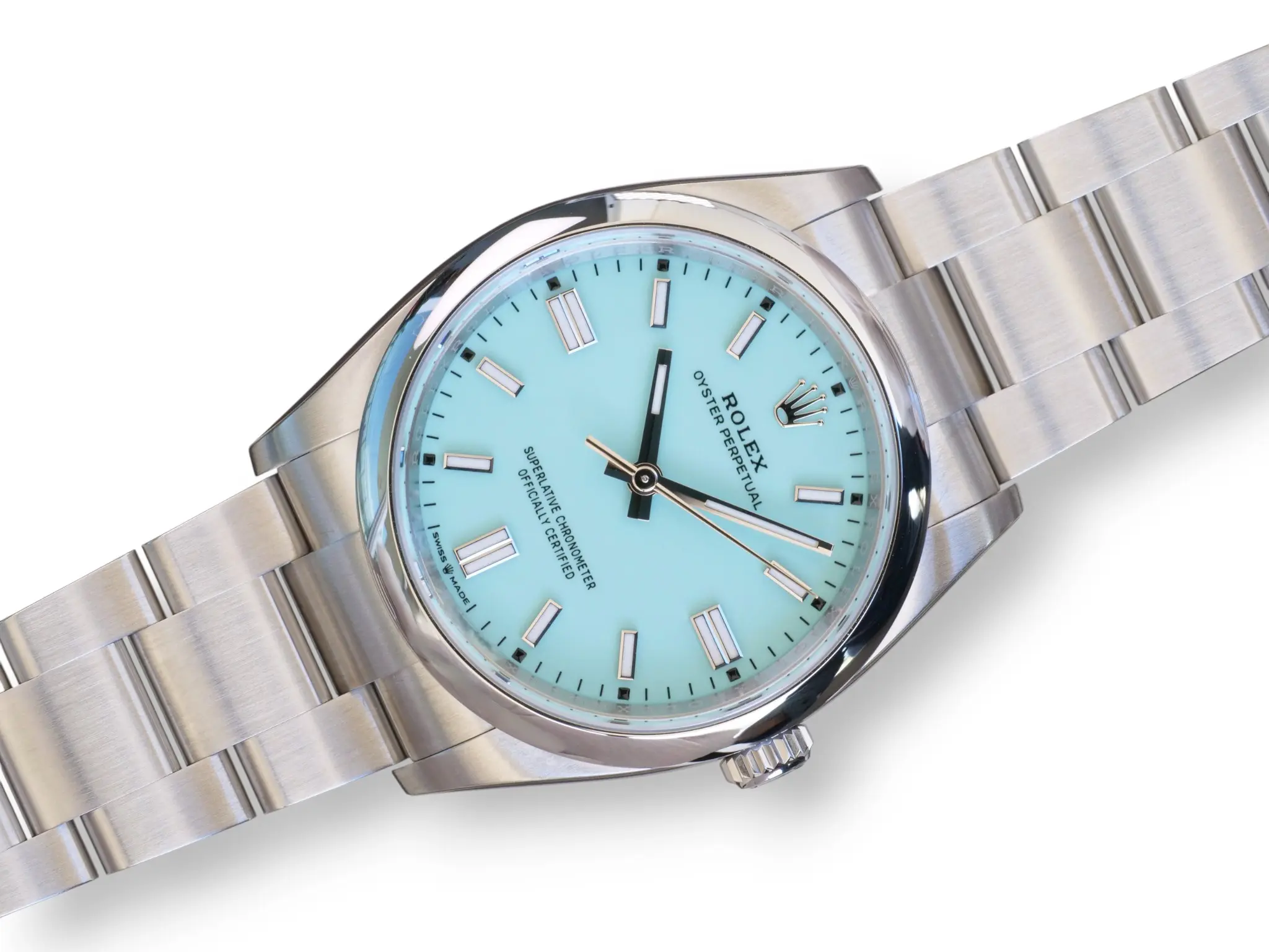 Rolex Oyster Perpetual 36 Tiffany blue Dial