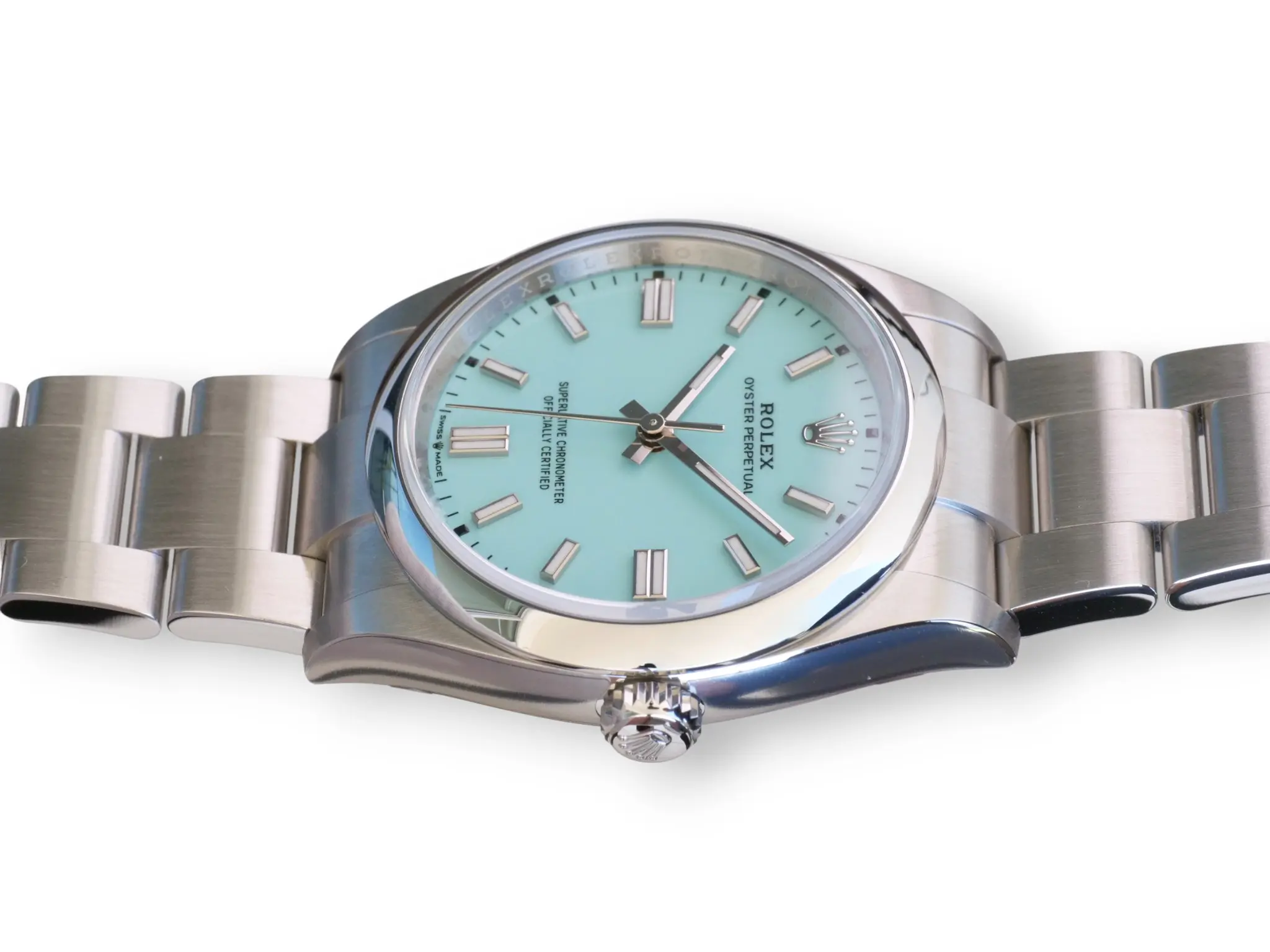 Rolex Oyster Perpetual 36 Tiffany blue Dial