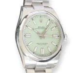 Rolex OP41 Pistachio 134300 2025 full set with box and papers for sale at Calibre24 Luxury Watches Perth Australia 14