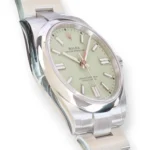 Rolex OP41 Pistachio 134300 2025 full set with box and papers for sale at Calibre24 Luxury Watches Perth Australia 14