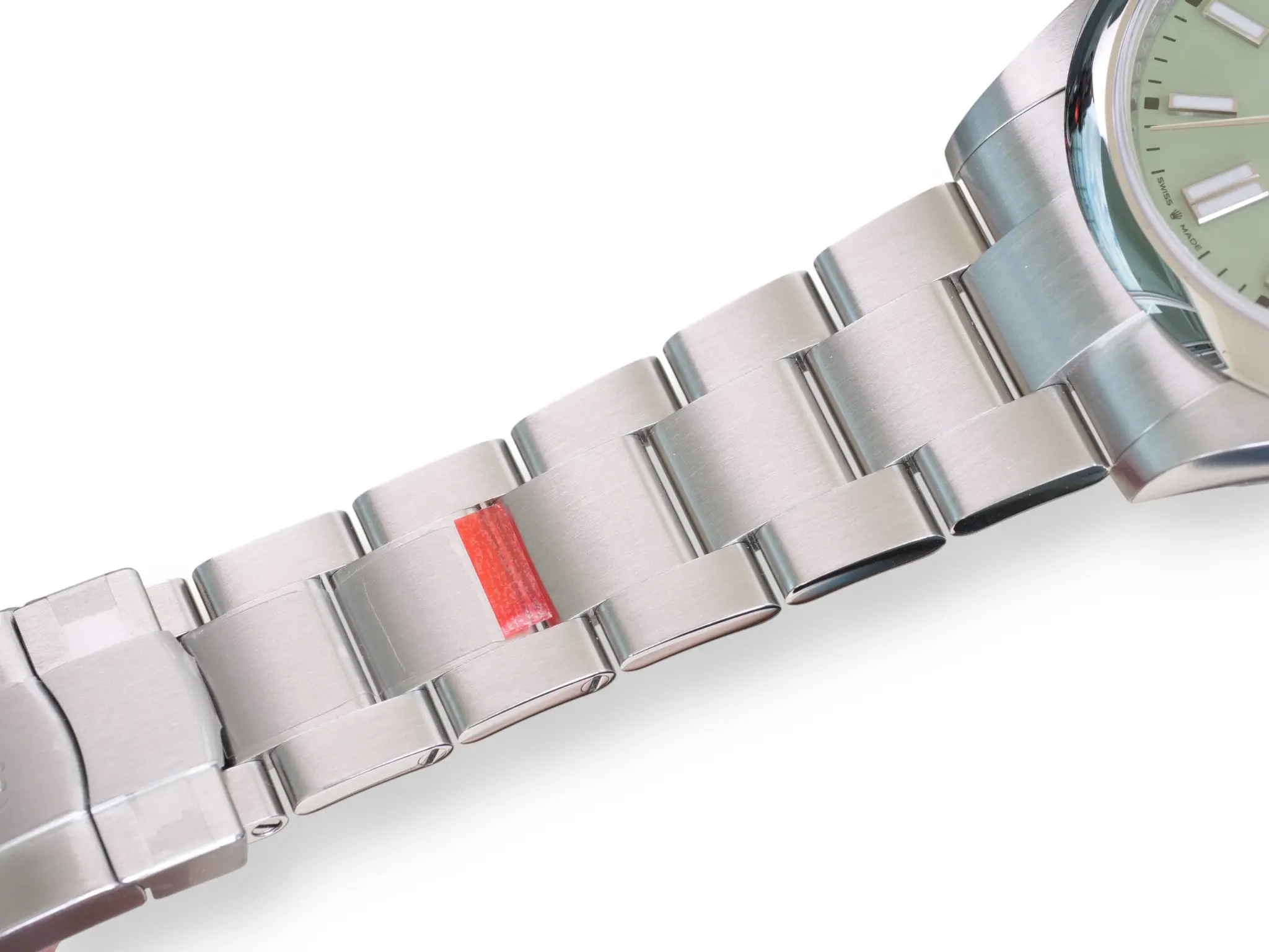 Rolex OP41 Pistachio 134300 2025 full set with box and papers for sale at Calibre24 Luxury Watches Perth Australia 14