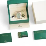 Rolex OP41 Pistachio 134300 2025 full set with box and papers for sale at Calibre24 Luxury Watches Perth Australia 14