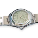 Rolex Oyster Perpetual 28 Pistachio Dial 276200 OP28 Brand New 2025 full set with box and papers for sale at Calibre24 Luxury Watches Perth Australia