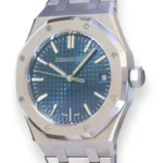 Audemars Piguet Royal Oak 15550ST Blue Dial 37mm 2024 Like-new condition full set with box and papers for sale at Calibre24 Luxury Watches Perth Australia