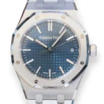 Audemars Piguet Royal Oak 15550ST Blue Dial 37mm 2024 Like-new condition full set with box and papers for sale at Calibre24 Luxury Watches Perth Australia
