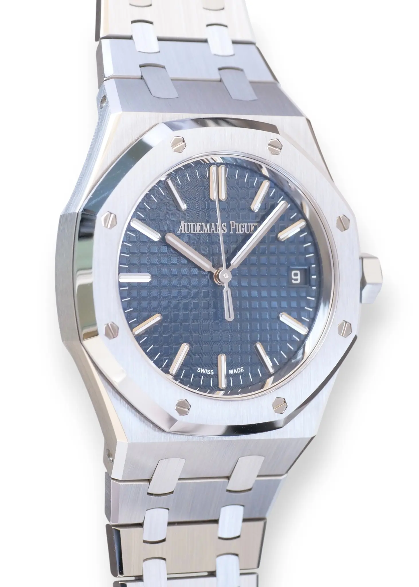 Audemars Piguet Royal Oak 15550ST Blue Dial 37mm 2024 Like-new condition full set with box and papers for sale at Calibre24 Luxury Watches Perth Australia