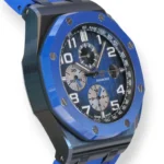 Audemars Piguet Royal Oak Offshore 26405CE Ceramic Smoked Blue 2021 Mint Condition full set with box and papers for sale at Calibre24 Luxury Watches Perth Australia