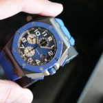 Audemars Piguet Royal Oak Offshore 26405CE Ceramic Smoked Blue 2021 Mint Condition full set with box and papers for sale at Calibre24 Luxury Watches Perth Australia