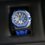 Audemars Piguet Royal Oak Offshore 26405CE Ceramic Smoked Blue 2021 Mint Condition full set with box and papers for sale at Calibre24 Luxury Watches Perth Australia