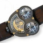 MB&F HM03 Poison Dart Black Frog Hour Glass Limited Edition zirconium 2017 Excellent Condition Collectors full set with box and papers for sale at Calibre24 Luxury Watches Perth Australia