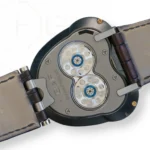 MB&F HM03 Poison Dart Black Frog Hour Glass Limited Edition zirconium 2017 Excellent Condition Collectors full set with box and papers for sale at Calibre24 Luxury Watches Perth Australia