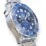 Omega Seamaster Diver 300m Blue dial Brand New 2025 model full set with box and papers for sale at Calibre24 Luxury Watches Perth Australia