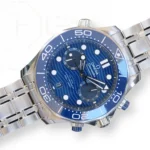 Omega Seamaster Diver 300m Blue dial Brand New 2025 model full set with box and papers for sale at Calibre24 Luxury Watches Perth Australia