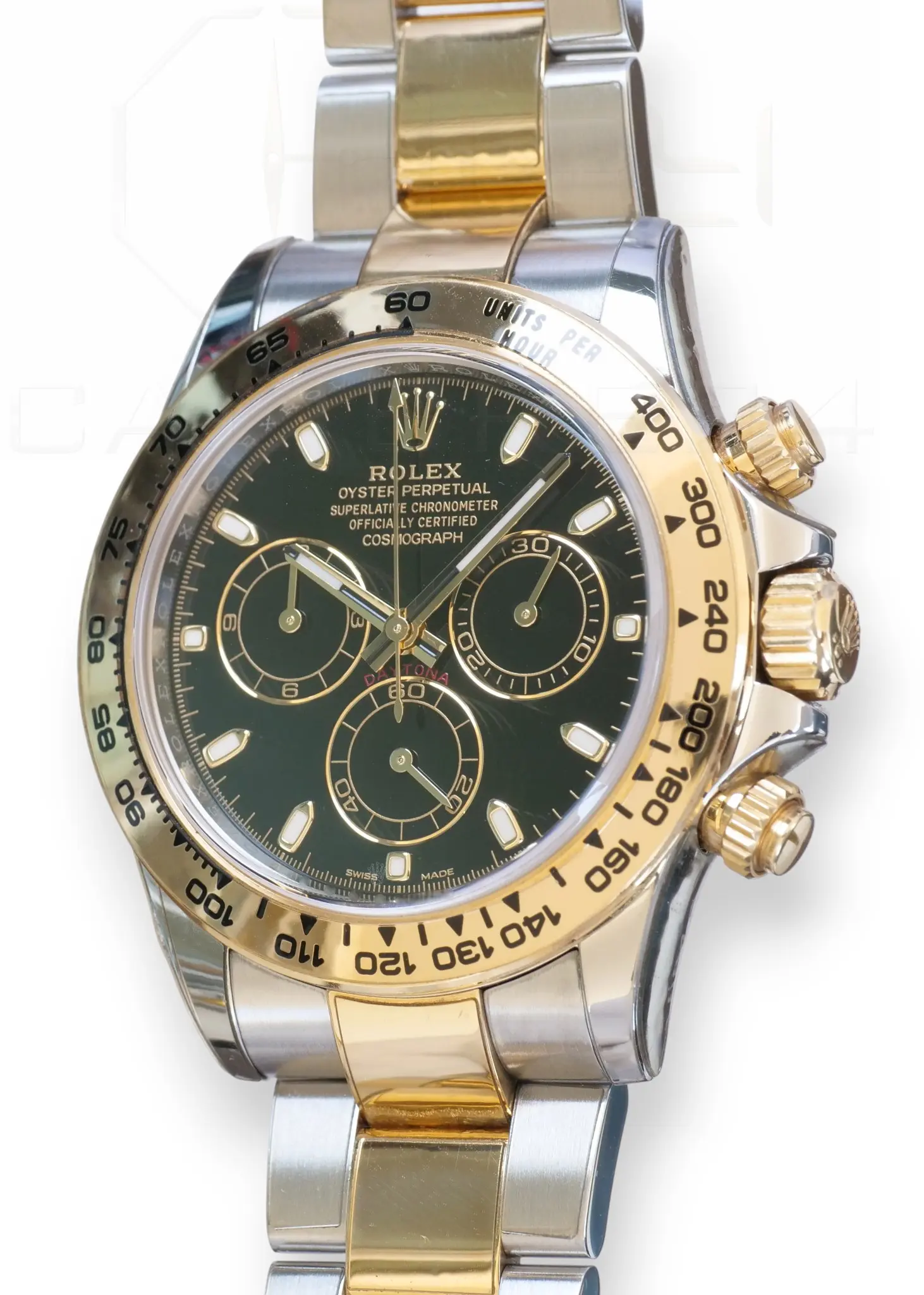 Rolex Cosmograph Daytona 116503 two tone Black Dial Excellent condition 2018 full set with box and papers for sale at Calibre24 Luxury Watches Perth Australia
