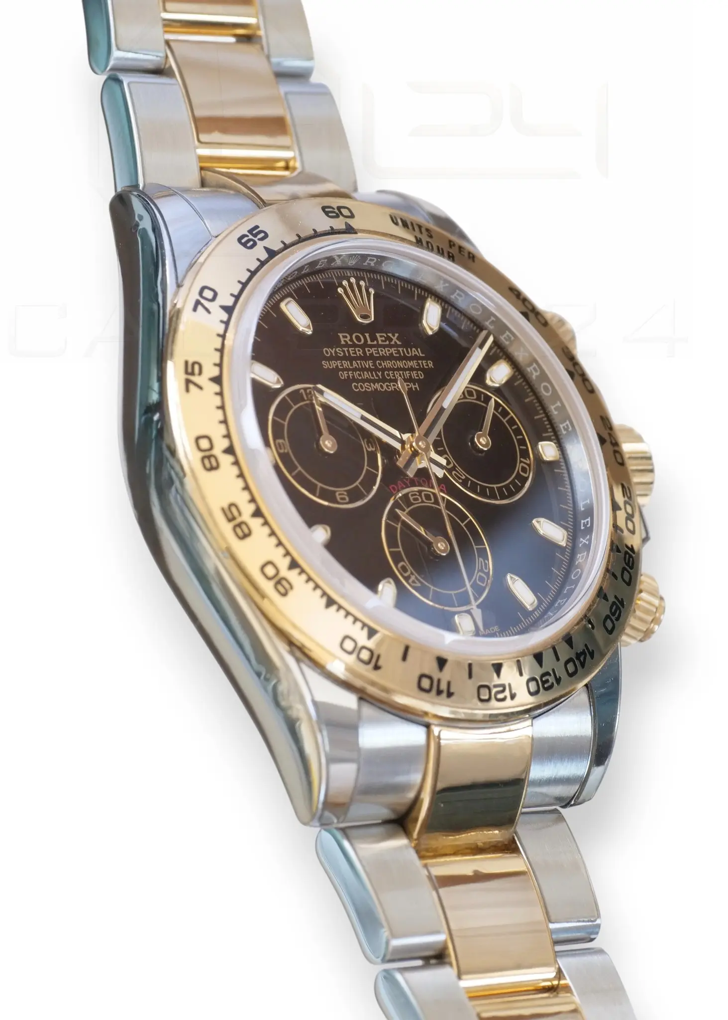 Rolex Cosmograph Daytona 116503 two tone Black Dial Excellent condition 2018 full set with box and papers for sale at Calibre24 Luxury Watches Perth Australia