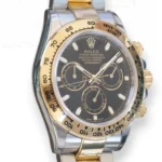 Rolex Cosmograph Daytona 116503 two tone Black Dial Excellent condition 2018 full set with box and papers for sale at Calibre24 Luxury Watches Perth Australia
