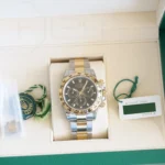 Rolex Cosmograph Daytona 116503 two tone Black Dial Excellent condition 2018 full set with box and papers for sale at Calibre24 Luxury Watches Perth Australia