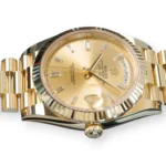 Rolex Day Date 40 Champagne 228238 Baguette dial 2023 New and unworn full set with box and papers for sale at Calibre24 Luxury Watches Perth Australia